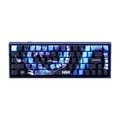 Teclado mecânico gamer com iluminação azul